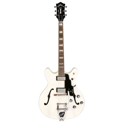 Guild Starfire V w/ Guild Vibrato Tailpiece - White - B-Stock image 2