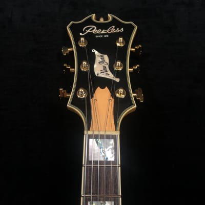 Peerless New York Archtop Electric Guitar Blonde #7908 w original Peerless hard case image 3