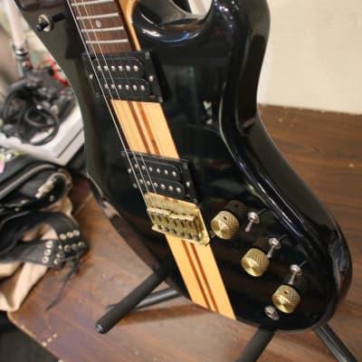 Westone Matsumoku Japan Thunder I-A 1980s - Black/Natural See Thru Electric Guitar image 3