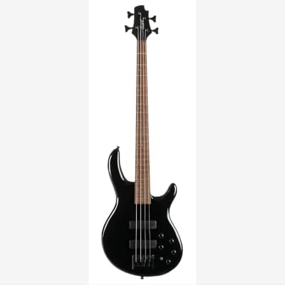 1990's Fernandes Japan SWB-75 Spector Style Bass (Black) w/EMG's