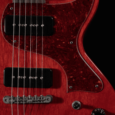 Collings 290 DC, Aged 1959 Faded Crimson, Lollar P90 Pickups image 3