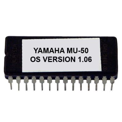 Yamaha MU-50 OS Firmware 1.06 EPROM Tone generator Update Upgrade MU50 Ic Chip