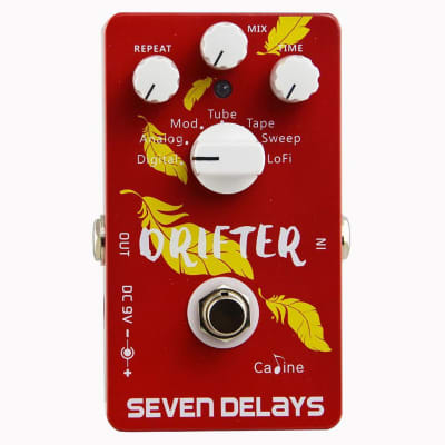 CALINE CP-37 DRIFTER Seven Delays Multi-Delay Guitar Effects Pedal for sale