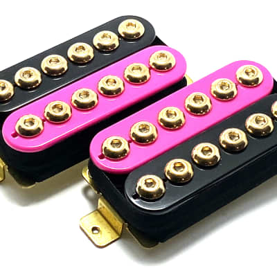 Dragonfire Zebra Crusaders HH Pickup Set, Bridge+Neck