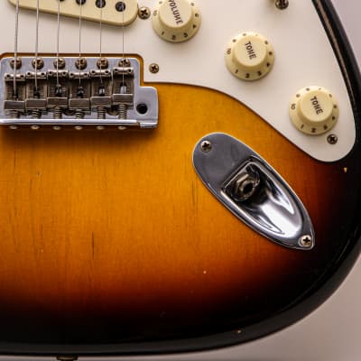 FENDER USA Custom Shop '56 Reissue LTD Stratocaster JRNY Relic "Tobacco Burst + Maple" (2023) image 9