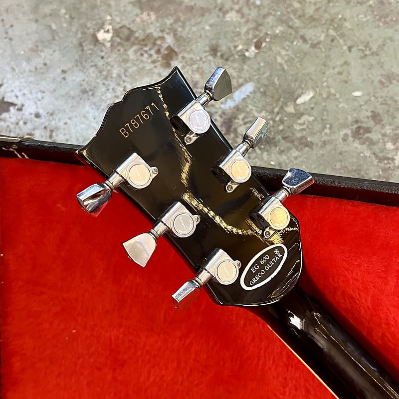 Greco EG-600 Les paul Singlecut Custom 3 pickup 1978 - Black