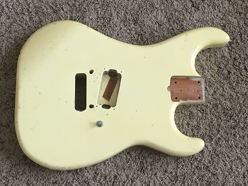 Kramer JK 1000 Body Only 1980's - Aged Vintage White