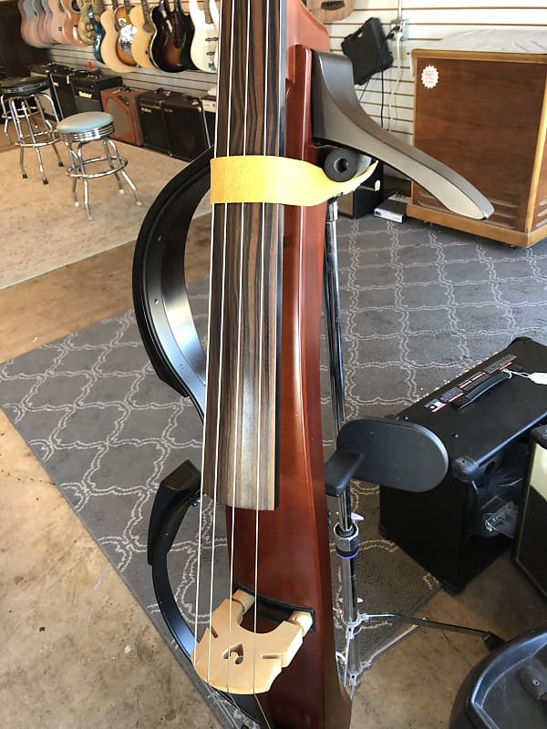 Yamaha SLB-100 Silent Bass with stand | Reverb