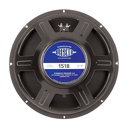 Eminence Legend 1518 15 Inch Replacement Speaker 150 Watts 8 Ohm image 1
