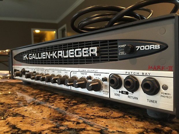 Gallien-Krueger 1001RB-II 700/50W Biamp Bass Head | Reverb Canada