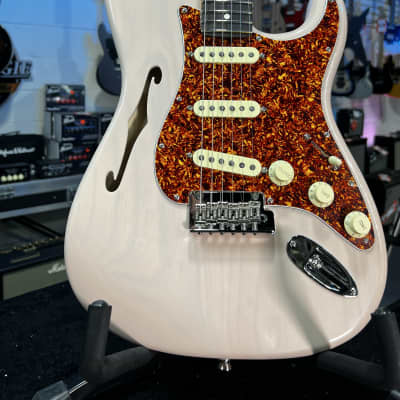 Fender American Professional II Stratocaster Thinline Transparent Shell Pink Rosewood Fingerboard GET PLEK'D! 647 image 3