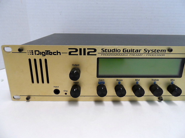 VINTAGE DIGITECH 2112 PROGRAMMABLE TUBE STUDIO SYSTEM PROCESSOR PREAMP  CONTROL ONE