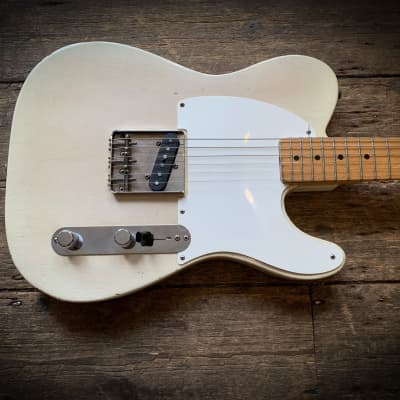 1958 Fender Esquire in See Through Blonde finish with original Tweed hard shell case image 20