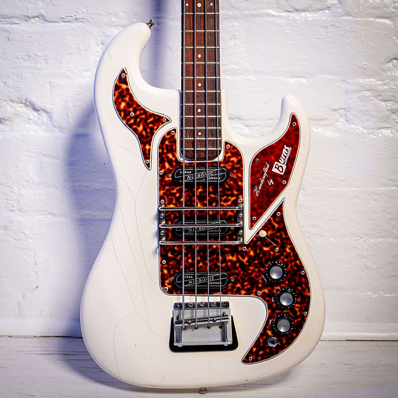 Burns Club Marquee Bass Red Sunburst | Reverb