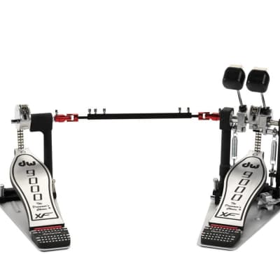 DW 9000 Series Double Bass Drum Pedal - Extended Footbar image 3