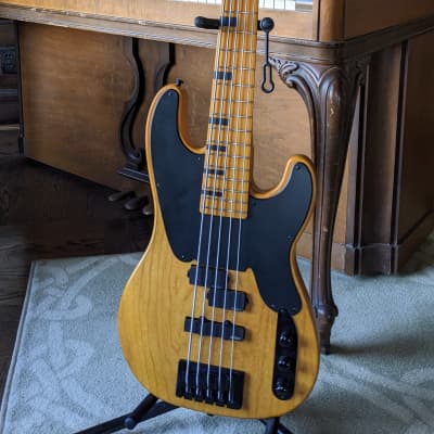 Schecter Model-T Session-5 Active 5-String Bass EMGx for sale