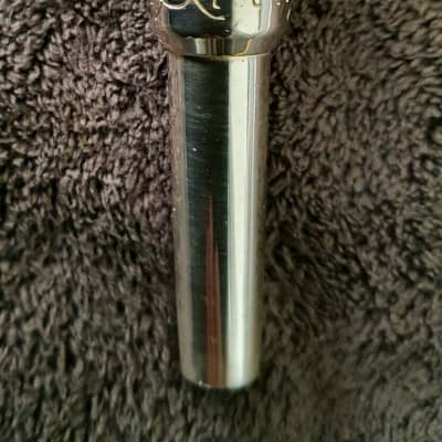 MARTIN 7 cornet mouthpiece, silver and gold 24K plated image 1