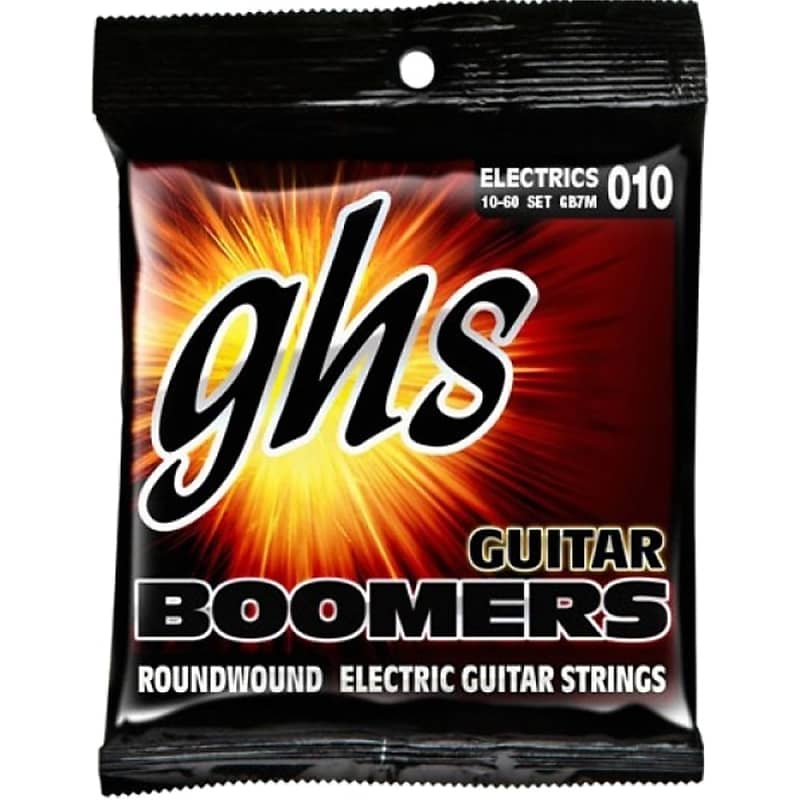 GHS Strings GB7M Boomers 7-String Medium Heavy Guitar Strings (10-60) image 1