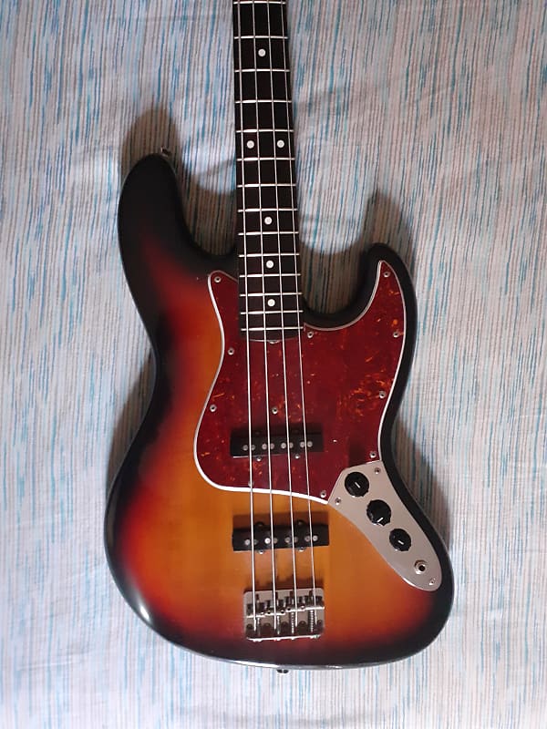 Fender Squier Jazz Bass Jv 1982 Sumburst Reverb Uk