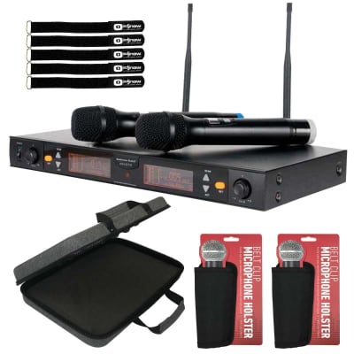 American Audio WM 219 DJ Audio Wireless Microphone System w