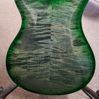 New Paul Reed Smith McCarty 594 Hollowbody II 2 Custom Color Trampas Green Wrap Burst PRS w/HSC image 6