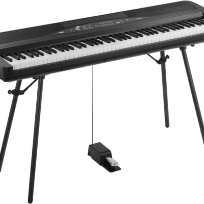 Korg SP-280 Digital Piano - Black STAGE ESSENTIALS BUNDLE image 2
