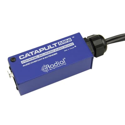 Radial Engineering Catapult MINI RX 4-Ch Cat 5 Audio Snake Breakout Box Male XLR image 3