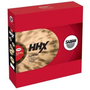 Sabian HHX 10" / 14" / 14" / 16" / 18" / 20" Super Set Cymbal Pack