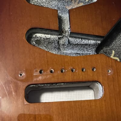 2013 Fender USA Stevie Ray Vaughan SRV Signature Stratocaster Guitar Body w/ Guard image 10