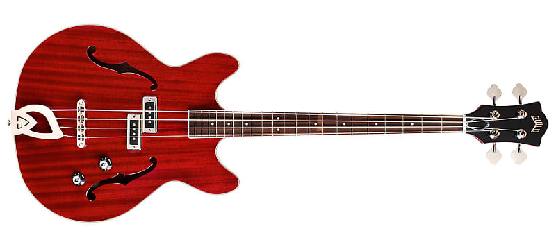 Guild Guitar, Bass - Starfire I Bass, Cherry Red image 1