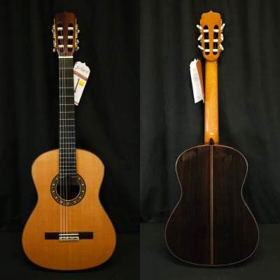 Jose Ramirez Cedar Guitarra del Tiempo Studio Classical Nylon String Guitar w/ Logo'd Hard Case image 2