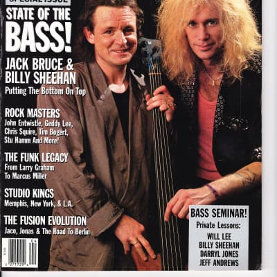 Guitar School Magazine April 1989 Steve Vai is on the cover | Reverb