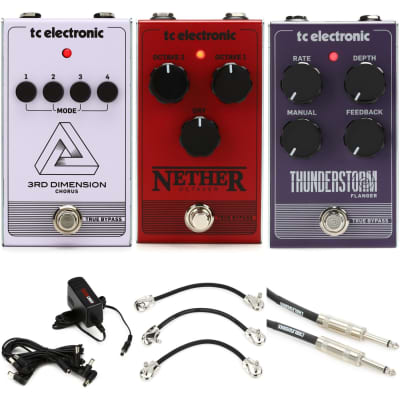 TC Electronic Modulation Pedals Pack with Power Supply for sale