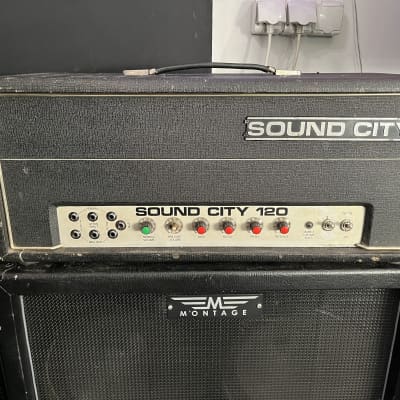 Sound City 120b Head 1970s - Black for sale