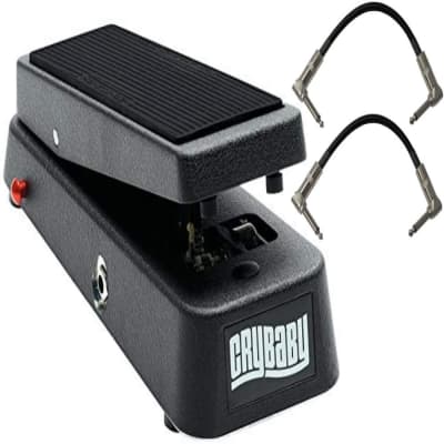 Dunlop Q Cry Baby Q Wah Guitar Effects Pedal with Variable-Q Control with R-Angle Patch Cable image 1