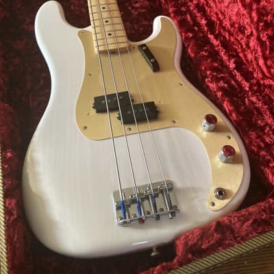 Fender American Original '50s Precision Bass with Maple Fretboard 2018 - 2019 - White Blonde image 6