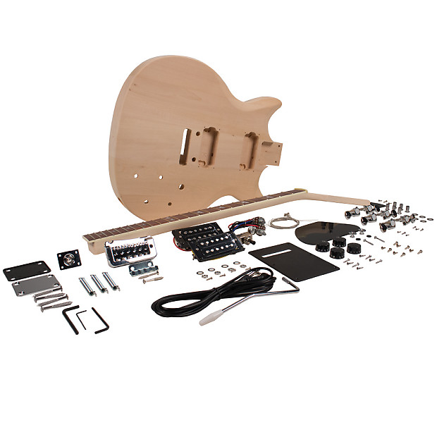 Seismic Audio SADIYG 11 Premium PRS Style DIY Electric Guitar Kit