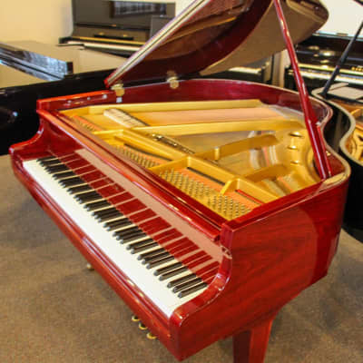 Samick SG-140C 4'9 Baby Grand Piano | Polished Mahogany image 5
