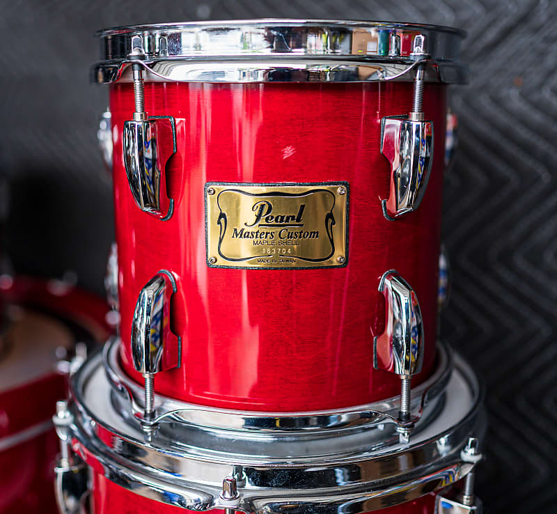 Pearl Master Custom 8x8 Rack Tom - Wine Red | Reverb