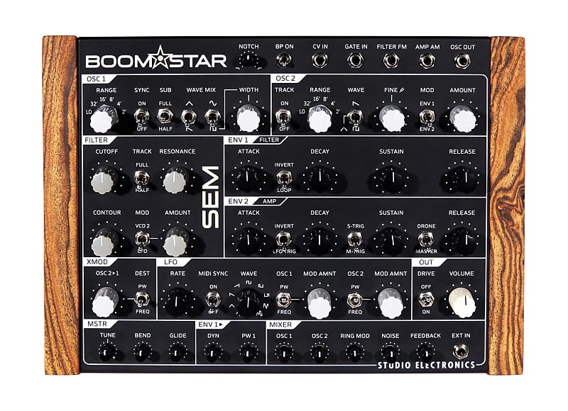 Studio Electronics Boomstar SEM V2 Semi-Modular Analog Synthesizer Module [DEMO] image 1