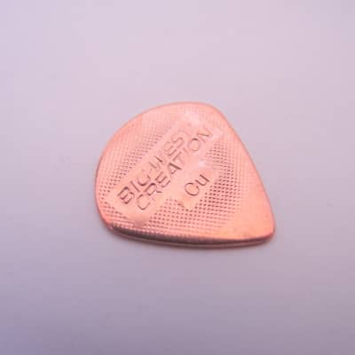 BWC metal pick | Copper | Tear Drop Mini | 1/25"(1mm) | 5 picks | made in Japan image 2