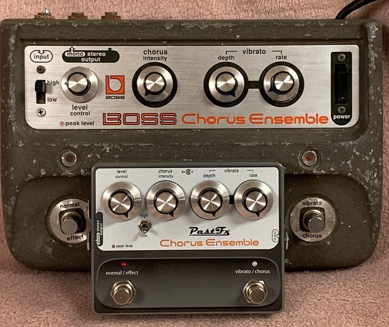 PastFx Chorus Ensemble Deluxe + Switchable True Bypass Mod! ( Ce-1 / Ce 1 /  Ce1 Clone )