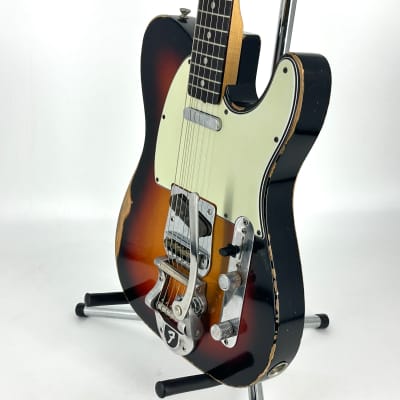 2012 Fender American Vintage '64 Telecaster Relic – 3 Tone Sunburst image 17