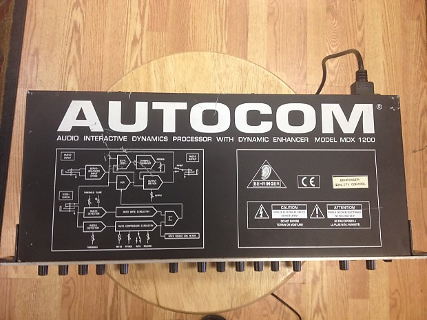 BEHRINGER MDX-1200 【エンハンサー搭載モデル】コンプレッサー Behringer Autocom MDX1200 Dynamics Processor 2-Channel