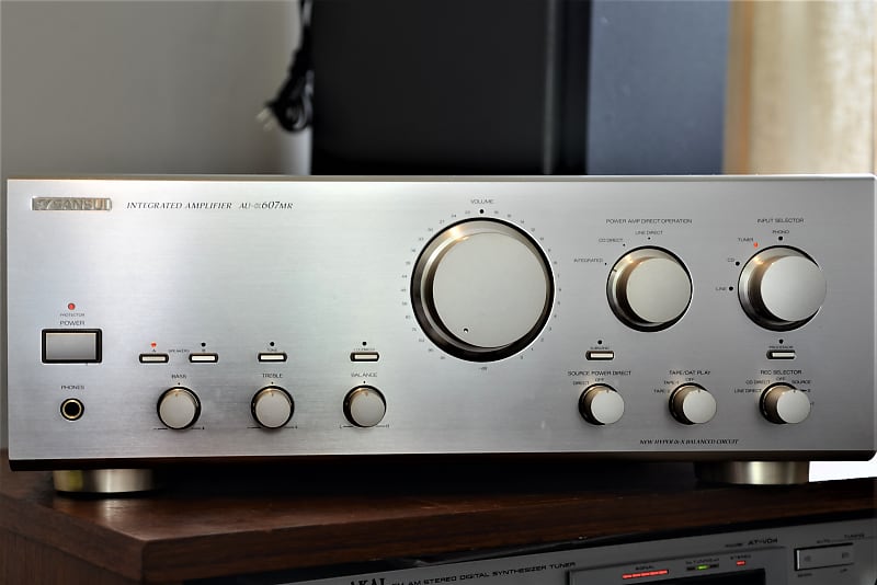 SANSUI インテグレーテッドアンプ AU-607MR シルバー SANSUI インテグレーテッドアンプ AU-607MR シルバー