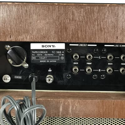 Vintage Sony TC-388-4 4-Channel Quadraphonic Tape Player Recorder image 14