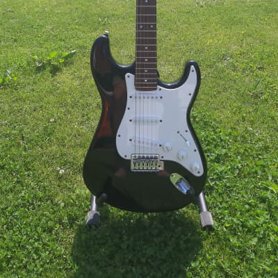 Unknown Strat Clone 80s/90s - Black Gloss for sale