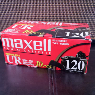 Maxell XLII High Bias 90 Minute Cassette Tapes 10-Pack