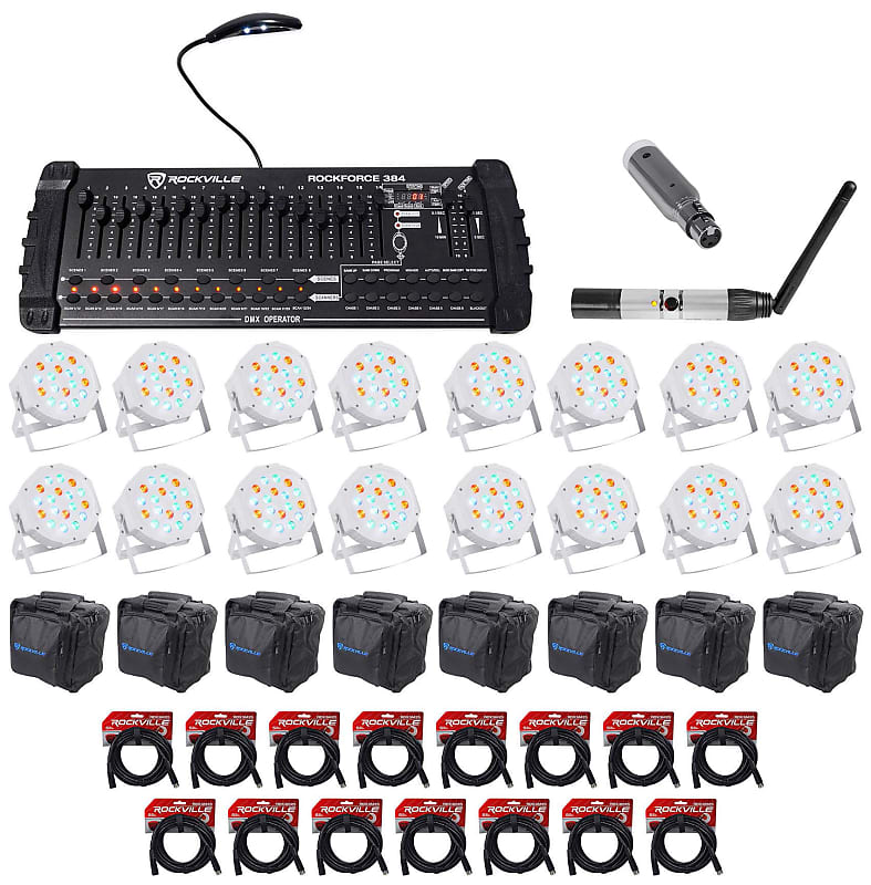 Rockville 384Channel DMX Controller+Lighting Reverb