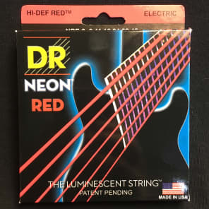 DR NRE-9 Hi-Def Coated Neon Guitar Strings - Lite 9-42